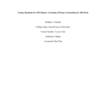 Apa 7Th Edition Template   Typing Template For Apa Papers: A Regarding Apa 7Th Edition Sample Paper Template