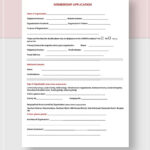 Application Form Templates In Google Docs   Free Download Throughout Sample Application Template