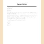 Approval Letter Templates In Pdf   Free Download | Template With Sample Approval Email Template