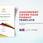 Assignment Cover Page Template In Pdf, Word   Download | Template Intended For Assignment Cover Page Sample Template