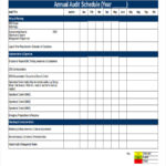 Audit Schedule   12+ Examples, Format, Pdf Regarding Audit Plan Schedule Sample Template