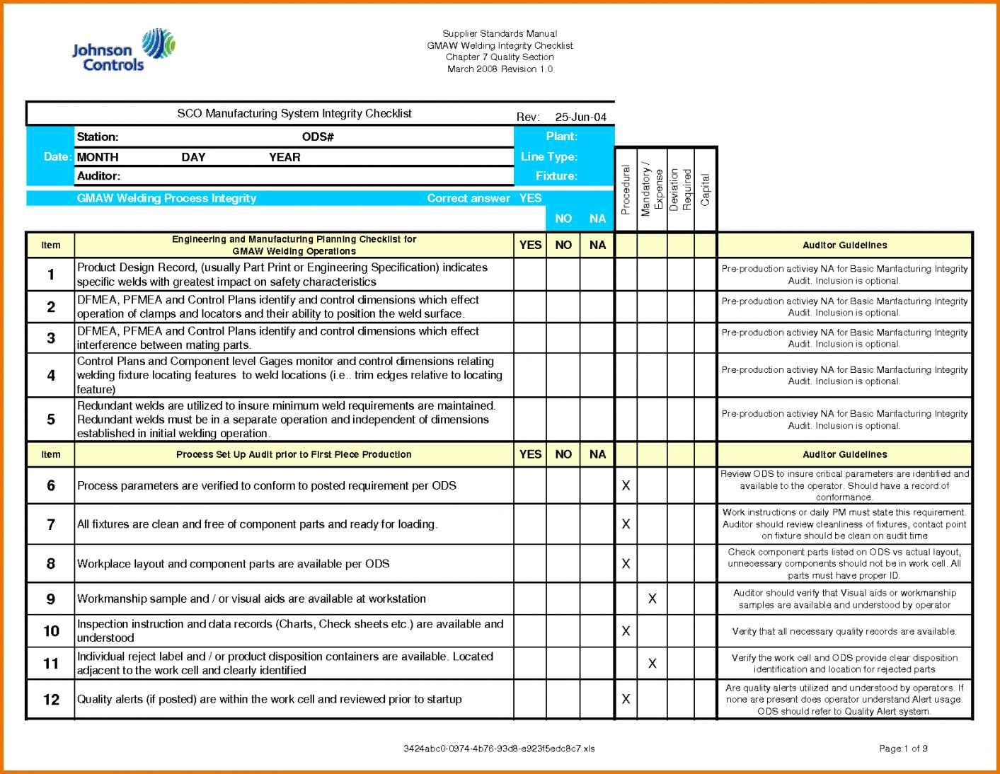 Audit Schedule Template Excel in Audit Plan Sample Template