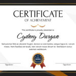 Award Certificate Free Google Docs Template   Gdoc.io With Award Certificate Template Sample