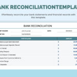 Bank Reconciliation Template In Excel, Google Sheets   Download Pertaining To Sample Balance Sheet Reconciliation Template