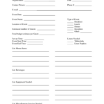 Beo Template   Fill Online, Printable, Fillable, Blank | Pdffiller Regarding Sample BEO Template