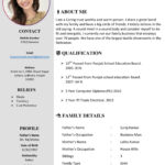 Biodata Format For Marriage Jpg Free Download In Ms Word With Regard To Bio Data Sample Template For Marriage