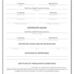 Birth Certificate Translation Free Google Docs Template   Gdoc.io Pertaining To Birth Certificate Sample Template