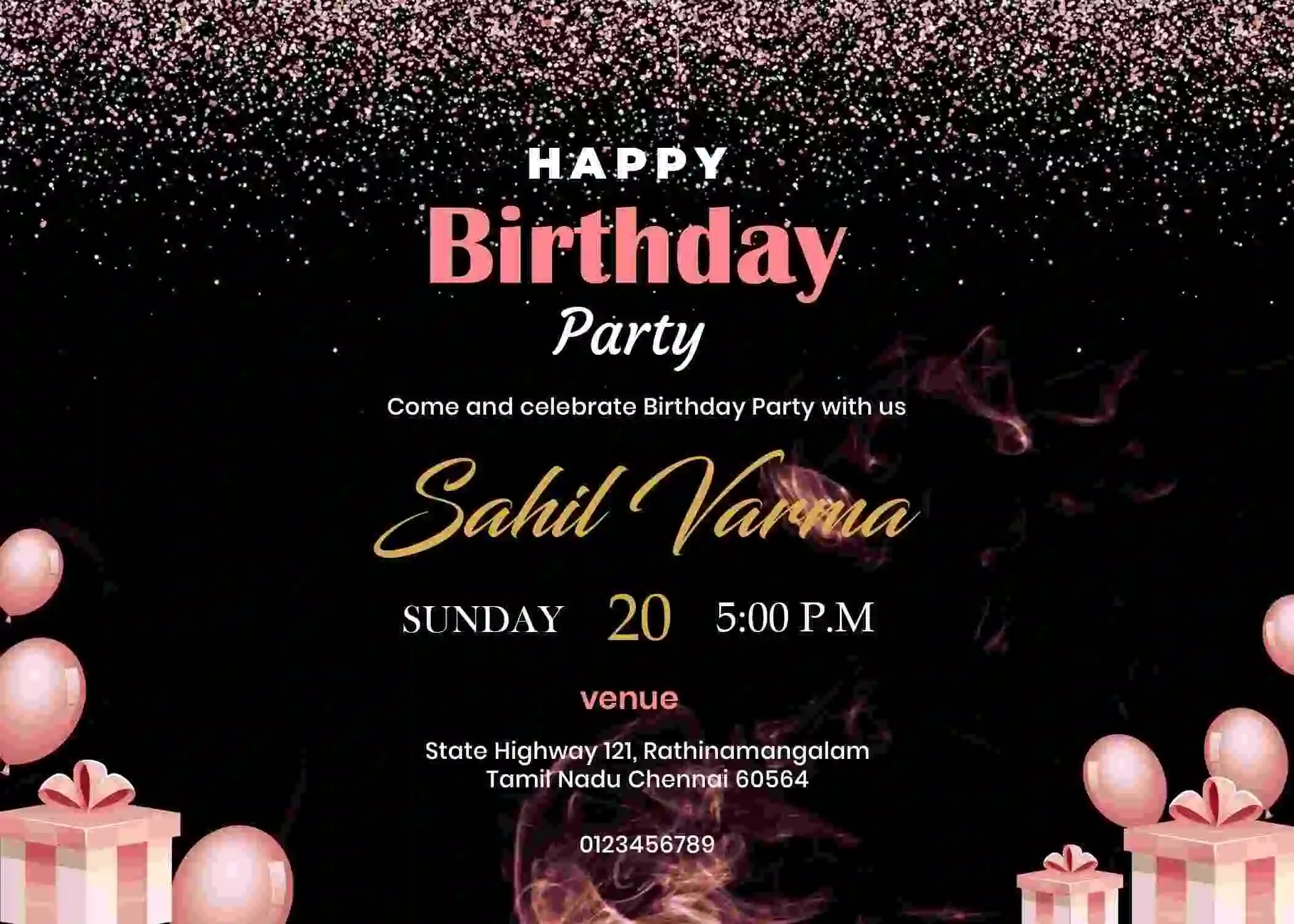 Birthday Invitation Template Create A Memorable Celebration intended for Birthday Invitation Sample Template