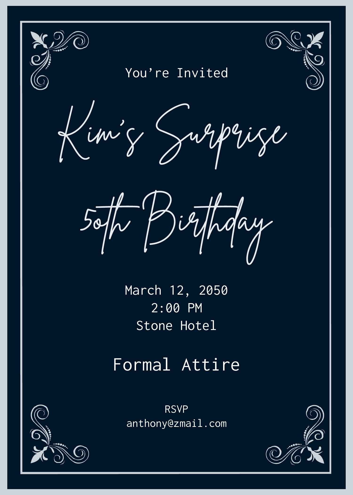 Birthday Invitation Templates In Word - Free Download | Template intended for Birthday Invitation Sample Template