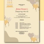 Birthday Program Templates In Word   Free Download | Template Inside Birthday Party Program Sample Template