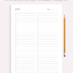 Blank Checklist Template Printable & Fillable, Simple Checklist Regarding Checklist Sample Templates