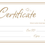 Blank Gift Certificate Free Google Docs Template   Gdoc.io Pertaining To Gift Card Sample Template