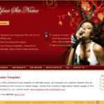 Blazing Maroon Template Within Dreamweaver Sample Templates