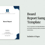 Board Report Sample Template In Word, Pdf, Google Docs   Download For Board Sample Template