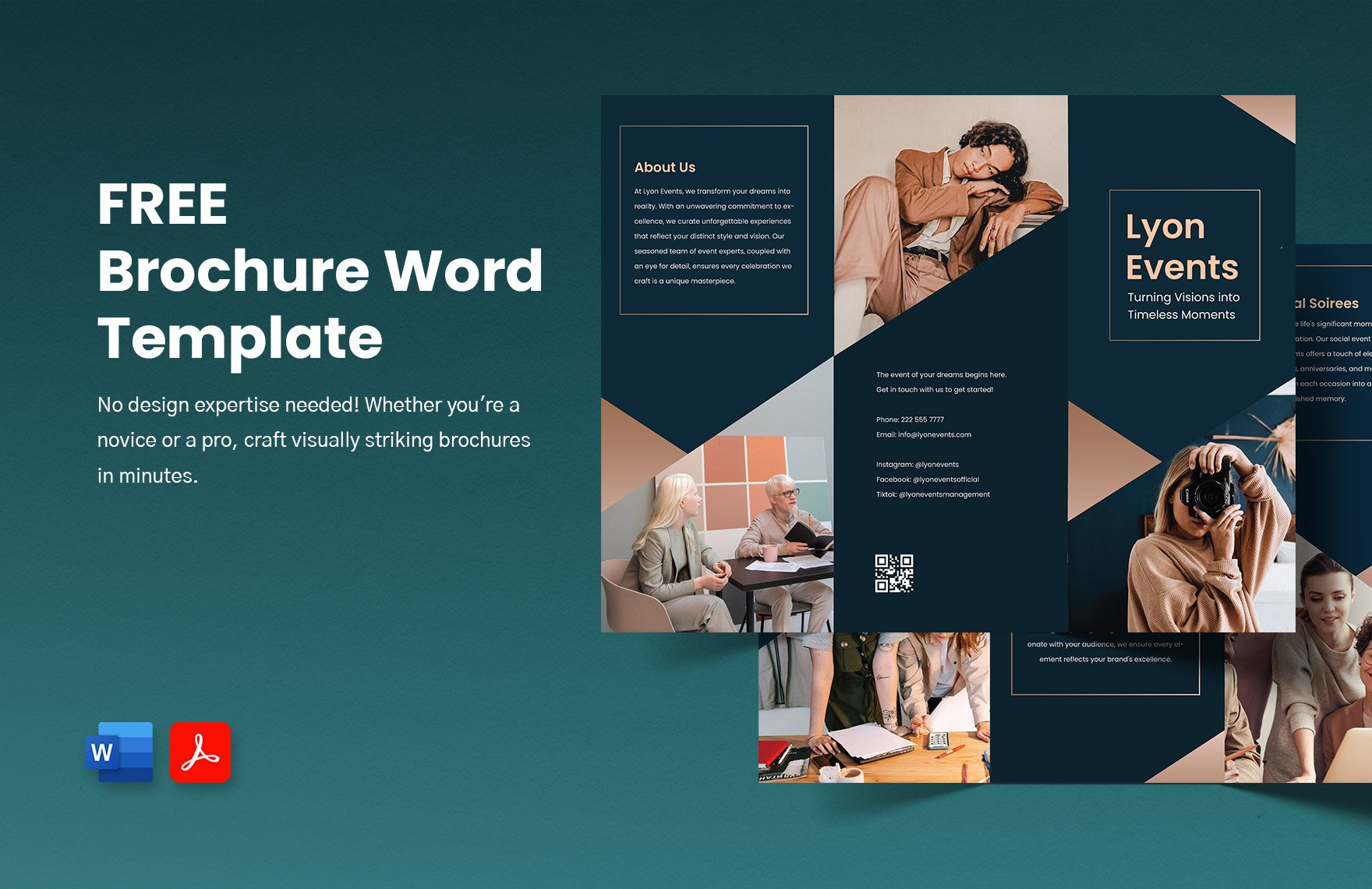 Brochure Templates In Word - Free Download | Template in Brochure Sample Template Free Download