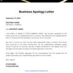 Business Apology Letter Template   Edit Online & Download Example Inside Business Apology Letter Sample Template