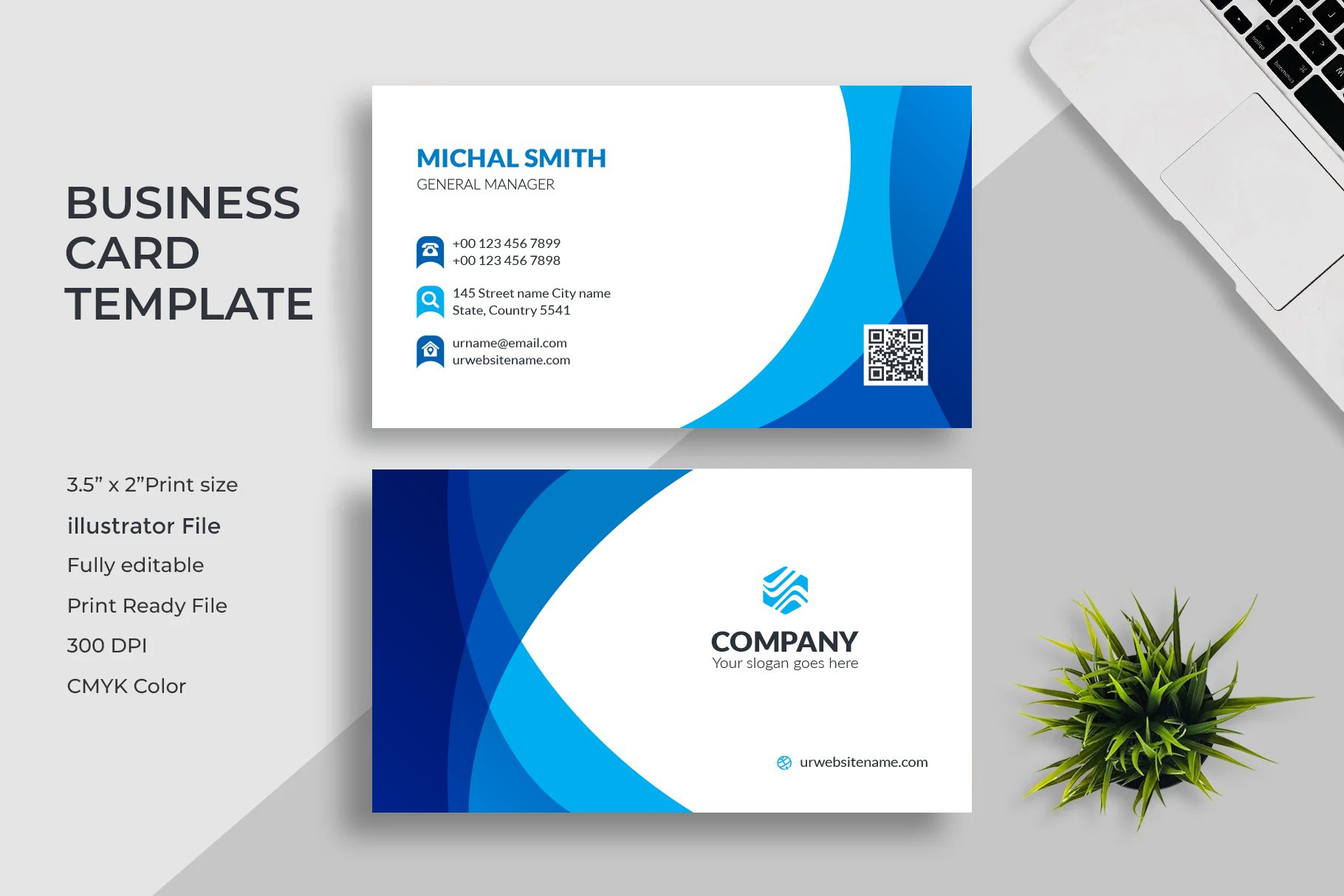 Business Card Template 1 - Design Cuts for Calling Card Sample Template