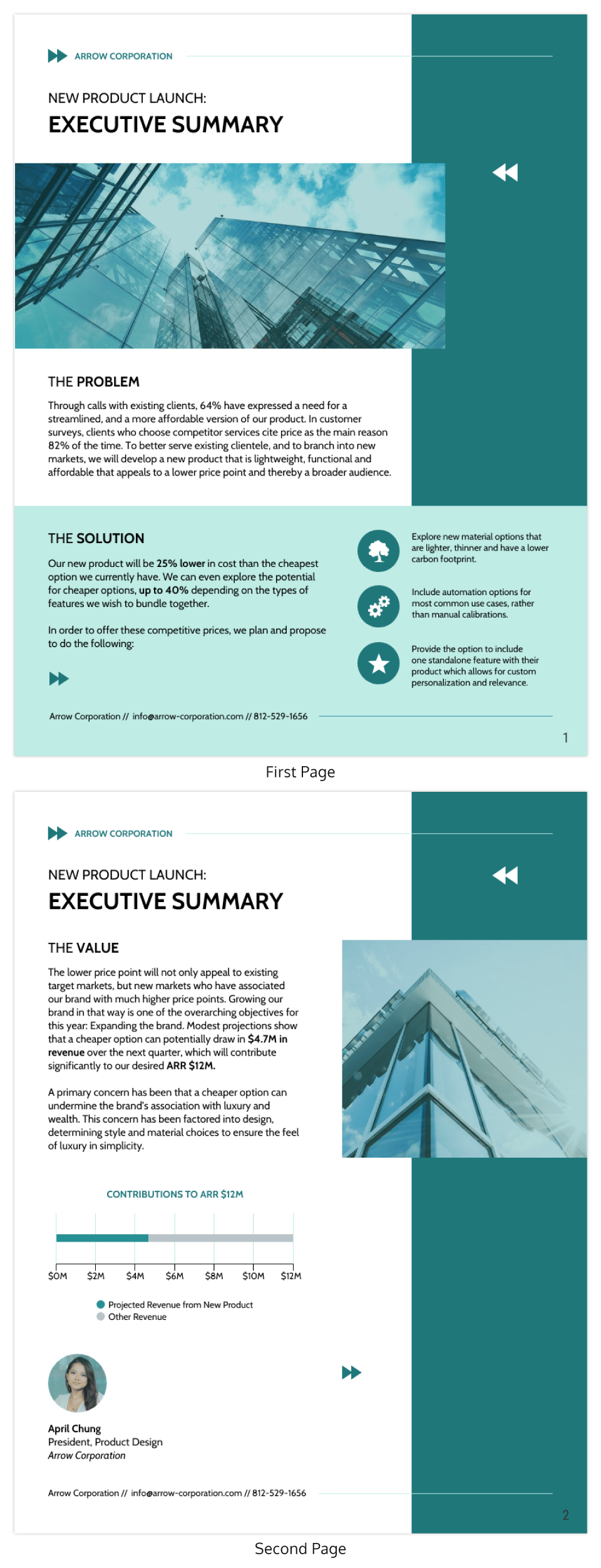 Business Plan Executive Summary Template - Venngage pertaining to Summary Plan Description Sample Templates