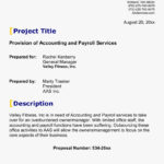 Business Project Proposal Template With Project Proposal Sample Template