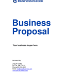 Business Proposal Template 2024 [Download .Docx] | Business In A Box™ Pertaining To Business Proposal Template Sample