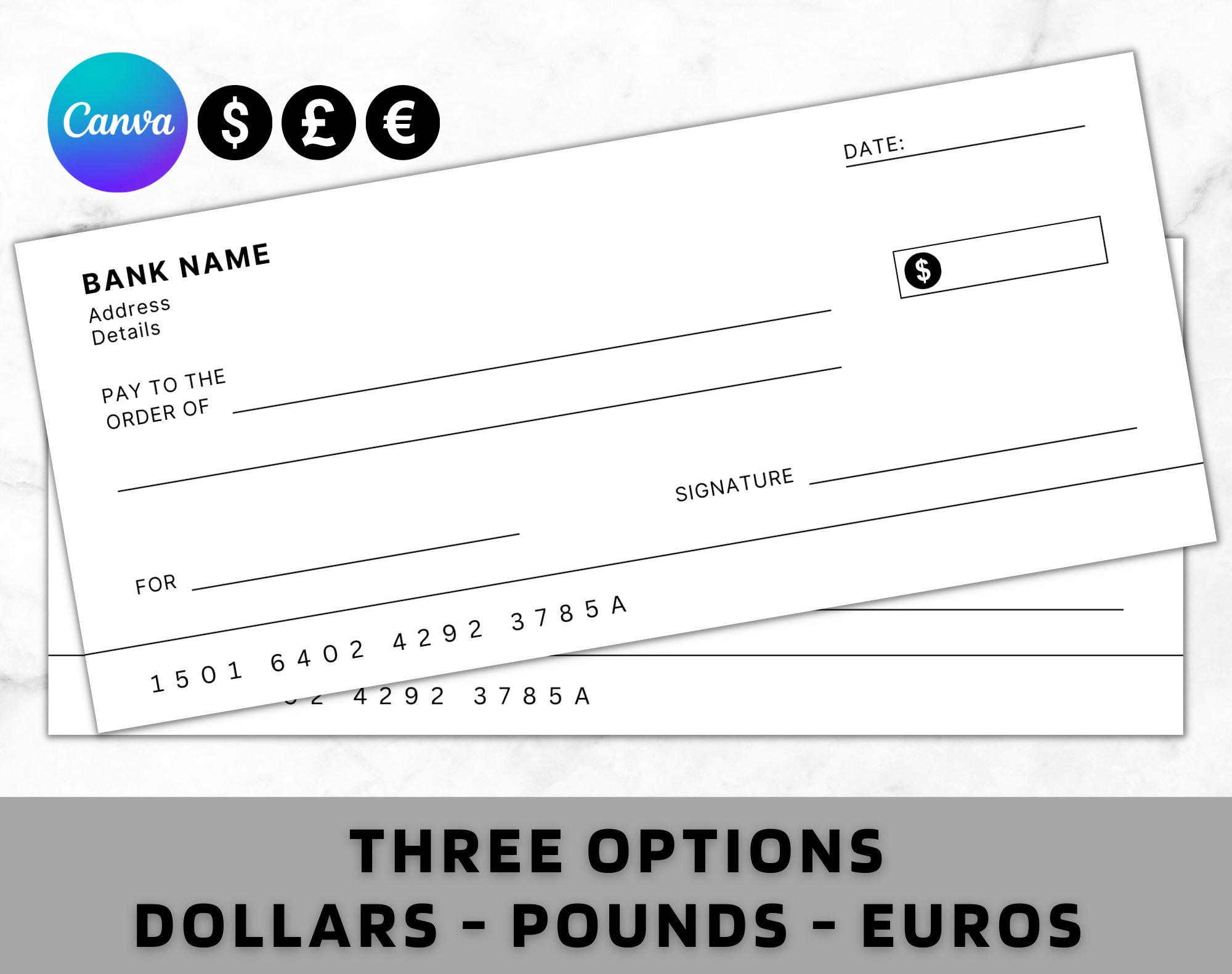 Buy Blank Cheque Blank Check Template Blank Checks Editable Cheque regarding Blank Cheque Sample Template