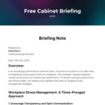 Cabinet Briefing Note Template   Edit Online & Download Example Pertaining To Briefing Note Sample Templates