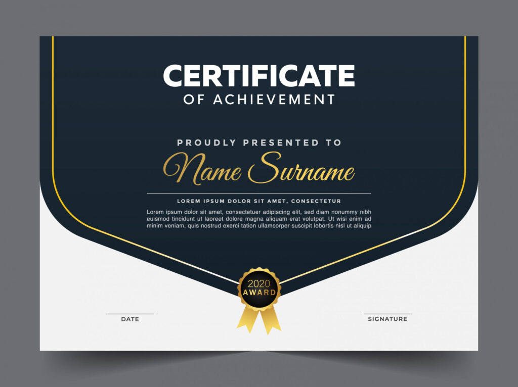 Certificate Of Completion Template Sample Template Samples