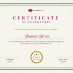 Certificate Of Service | Free Certificate Template   Piktochart With Certificate Of Service Sample Template