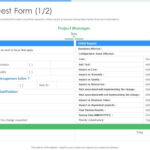 Change Request Form Pmp Toolkit It | Presentation Graphics With Change Request Form Sample Template