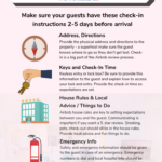 Check In Instructions For Airbnb Guests Throughout Airbnb Guest Review Template Sample