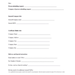 Coi Request Template: Fill Out & Sign Online | Dochub Within Coi Sample Template