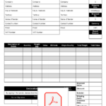 Commercial Invoice Template   Download And Customize | Invoice2Go Throughout Shipping Invoice Template Sample