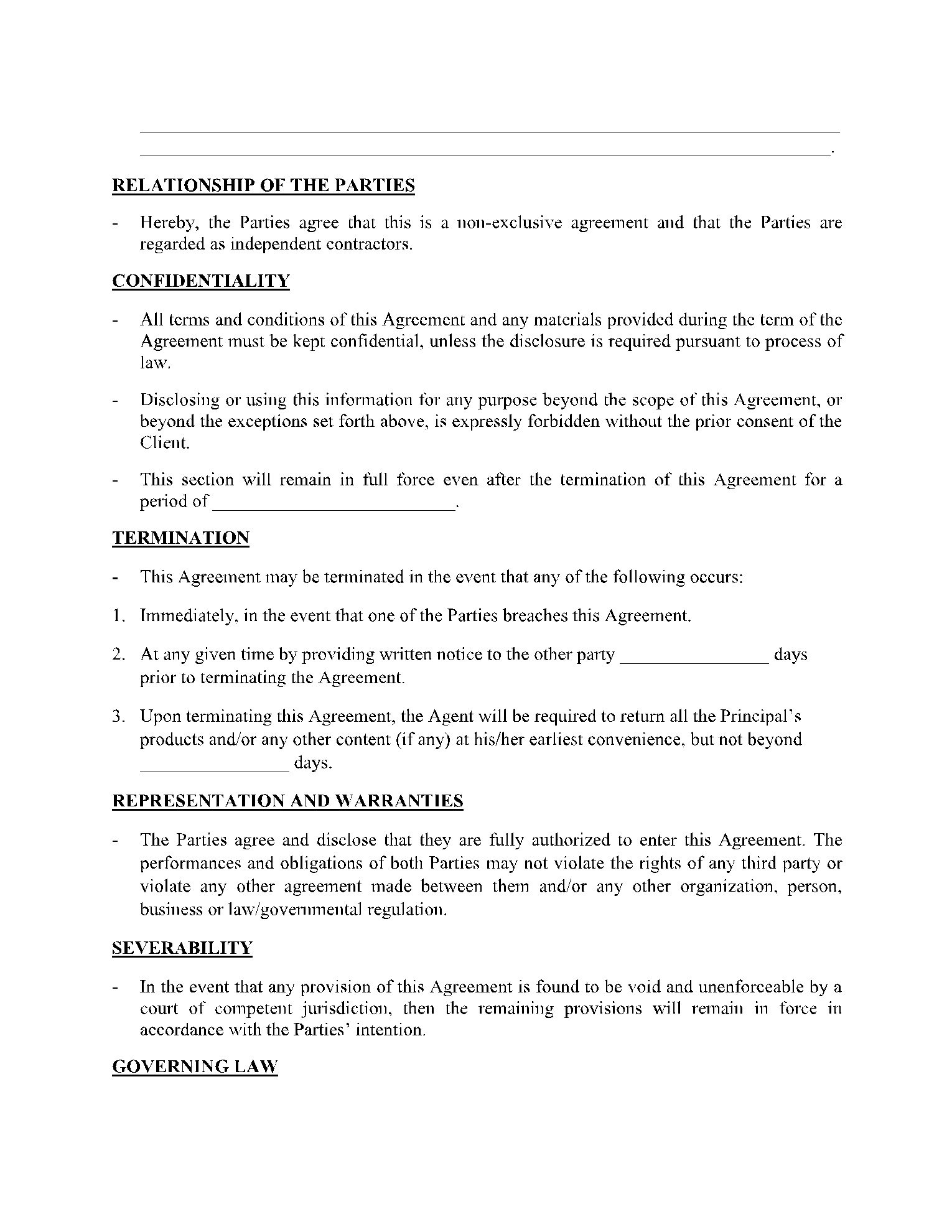 Commission Agreement (Free Download) | Cocosign pertaining to Sales Commission Agreement Template Sample