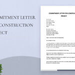 Commitment Letter For Construction Project In Word, Google Docs Regarding Commitment Letter Template Sample