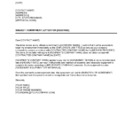 Commitment Letter Template 2024 [Download .Docx] | Business In A Box™ In Commitment Letter Template Sample