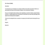 Company Introduction Letter Sample Template In Word, Google Docs With Business Introduction Letter Sample Templates