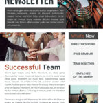 Company Newsletter Free Google Docs Template   Gdoc.io For Sample Company Newsletter Templates