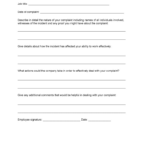 Complaint Form: Pre Built Template | Airslate Signnow Inside Employee Complaint Form Sample Template