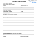 Complaint Form Template: Fill Out & Sign Online | Dochub For Complaint Form Sample Template