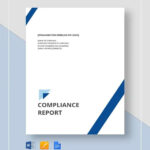 Compliance Report Template In Google Docs, Word, Pages   Download Intended For Compliance Report Sample Template