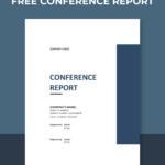 Conference Report Template In Word, Pages, Google Docs   Download Throughout Conference Report Sample Template