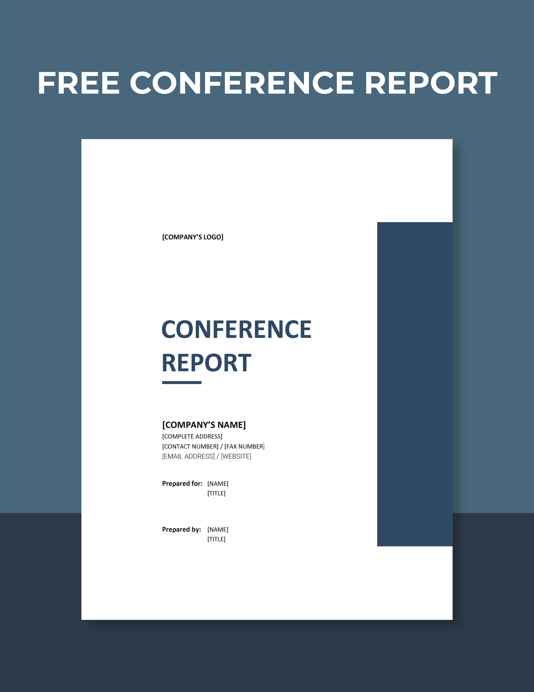 Conference Report Template In Word, Pages, Google Docs - Download throughout Conference Report Sample Template