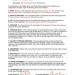 Consulting Agreement: Template, Best Practices, & Examples Throughout Consulting Agreement Template Sample