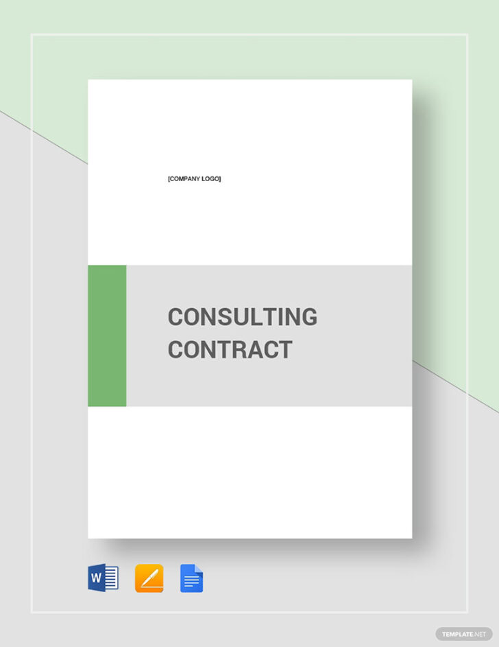 Consulting Agreement Template Sample