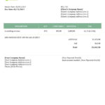 Consulting Invoice Template (Word) Within Consulting Services Invoice Sample Template