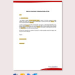 Contract Termination Letter Templates In Pdf   Free Download Intended For Contract Termination Letter Template Sample