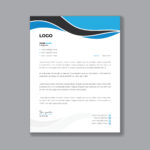 Corporate And Professional Letterhead Design Template, Modern Inside Letterhead Sample Templates