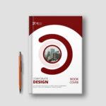 Corporate Book Cover Template   Masterbundles With Book Cover Sample Templates