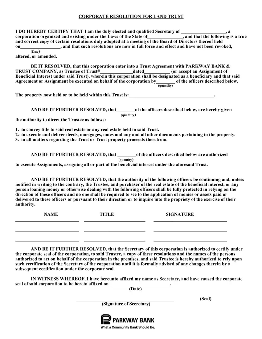 Corporate Resolution Template Pdf Form - Formspal intended for Board of Directors Resolution Template Sample