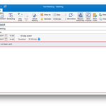 Create A Meeting In Outlook 2016 For Mac | Information Services Regarding Outlook Meeting Invite Sample Template